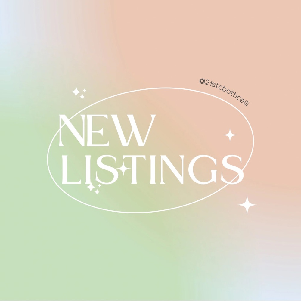 New Items Listed